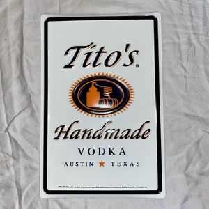 Tito’s metal placard